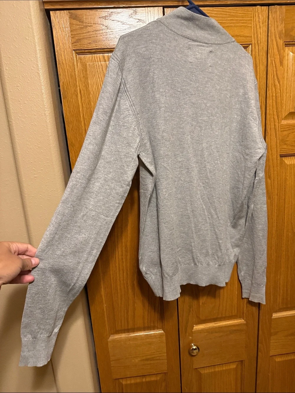Indigo Men’s Cardigan Gray Full-Zip Sweater-XL